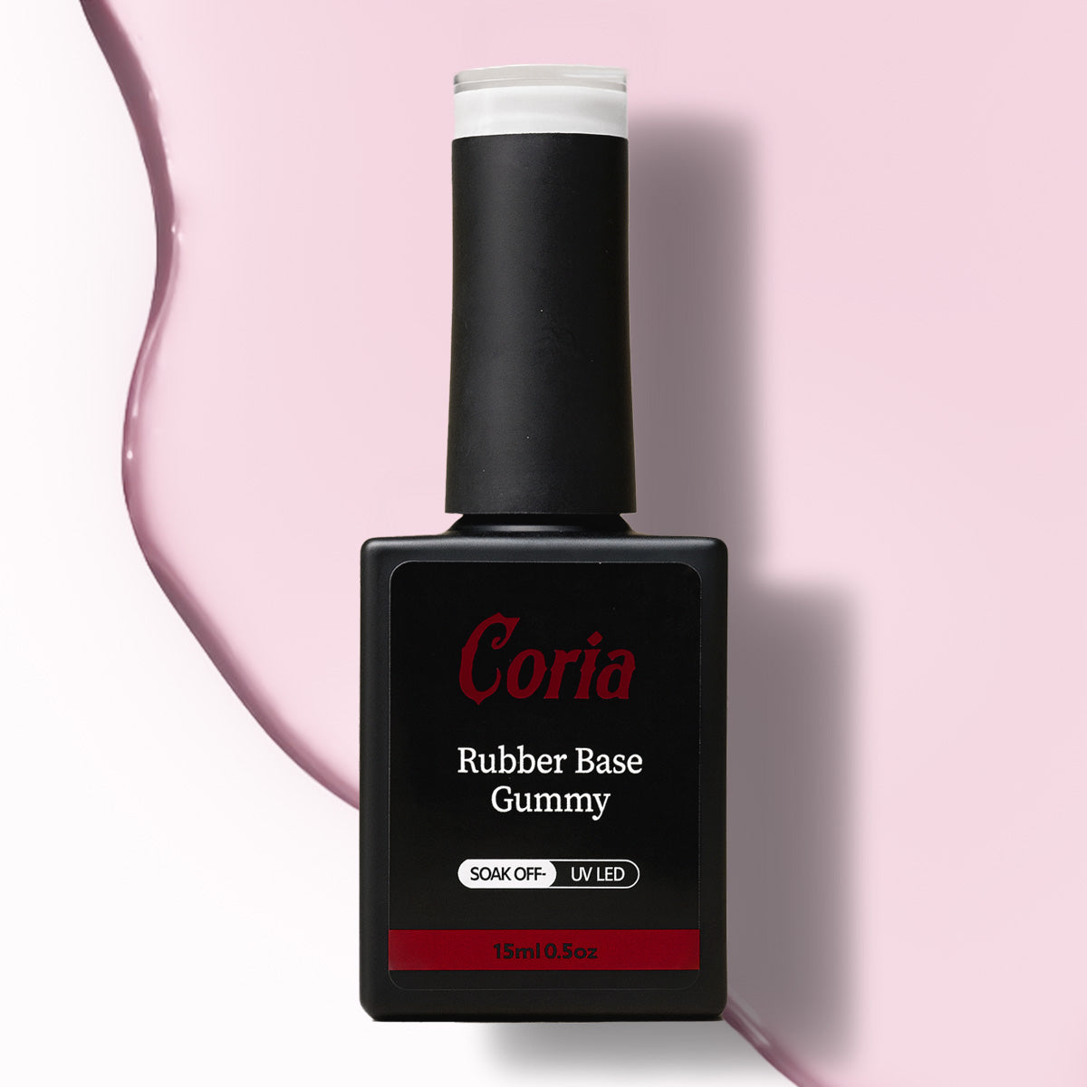 Image of Baza Rubber Gummy Coria 030 Transparent Pink 15 ml